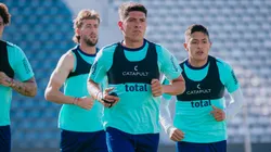 Jesús Castillo en los entrenamientos de Alianza Lima.