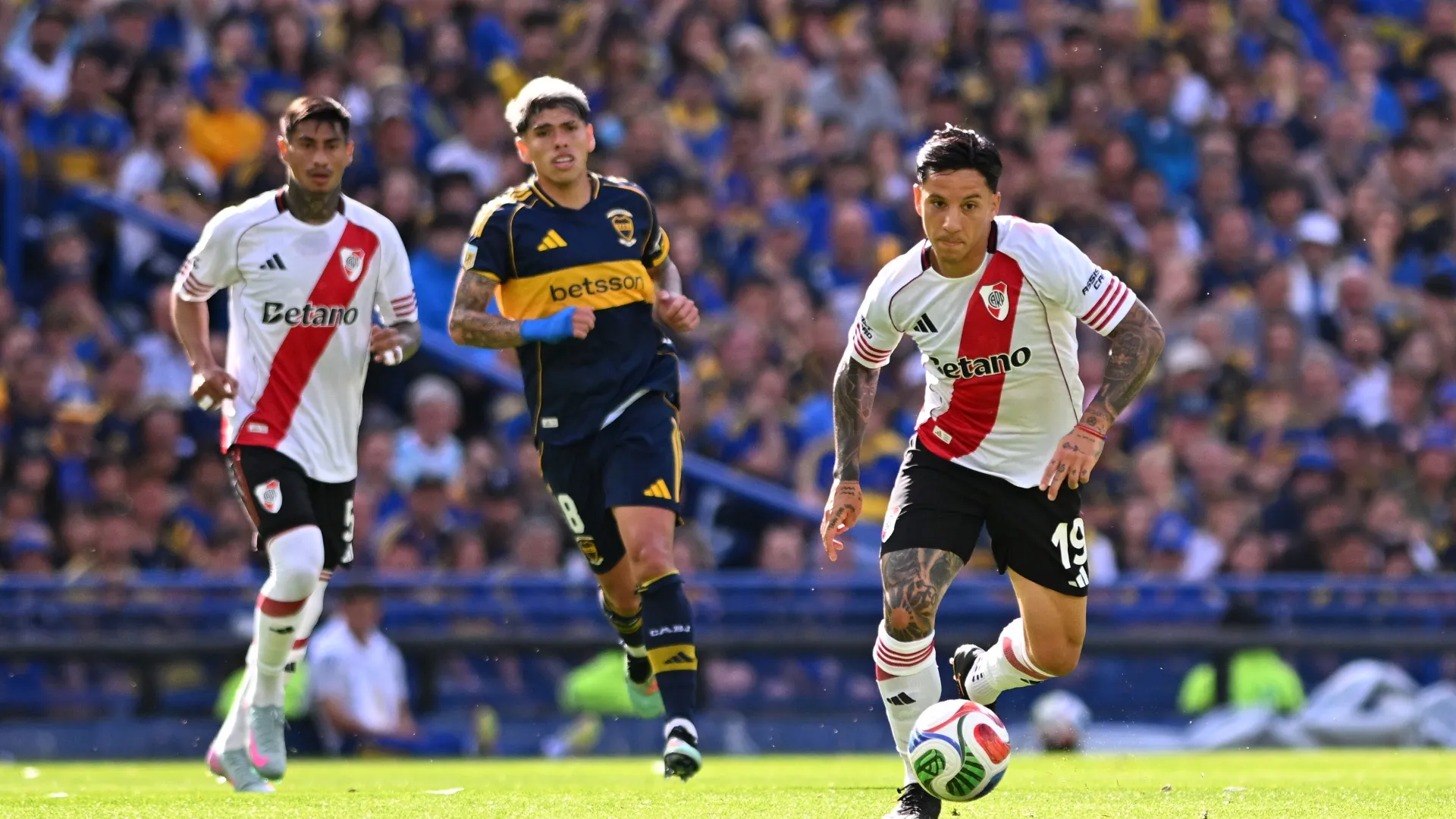 River no pudo ante Boca en el Superclásico (Getty Images).