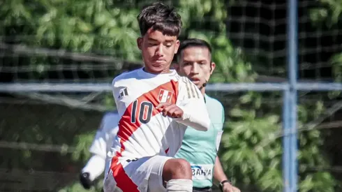 Nicolás Cairo en la Selección Peruana.