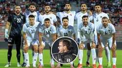 Selección de Palestina y Manuel Barreto.