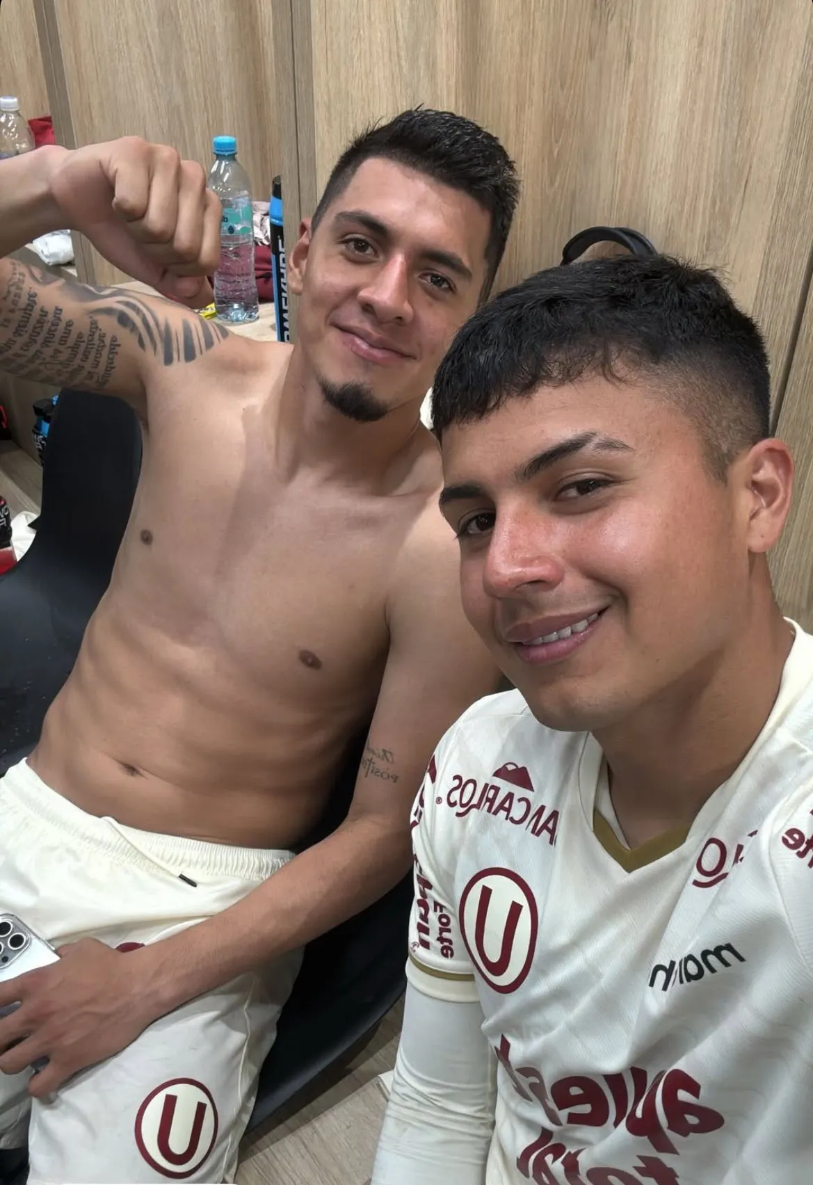 Jairo Concha y César Inga en Universitario. (Foto: X).