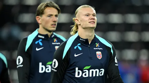 Erling Haaland está a una victoria de clasificar al Mundial y a cuatro goles de alcanzar a Lewandowski.