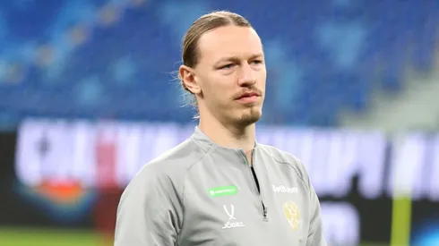 Matvey Safonov, arquero de la Selección de Rusia.