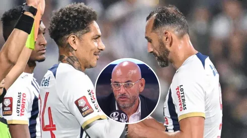 Paolo Guerrero, Hernán Barcos y Mr. Peet.