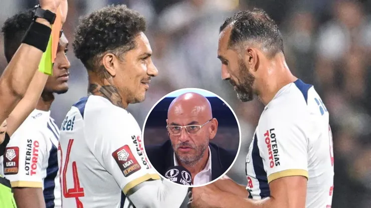 Paolo Guerrero, Hernán Barcos y Mr. Peet.
