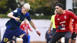 Jesús Castillo, en el partido amistoso entre Perú y PFC Sochi.