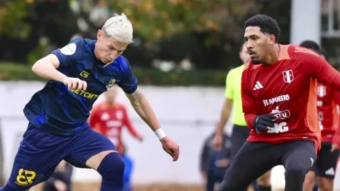 Jesús Castillo, en el partido amistoso entre Perú y PFC Sochi.