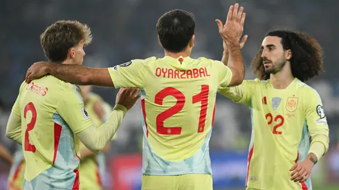 España goleó con categoría y autoridad por 4-0 a Georgia.