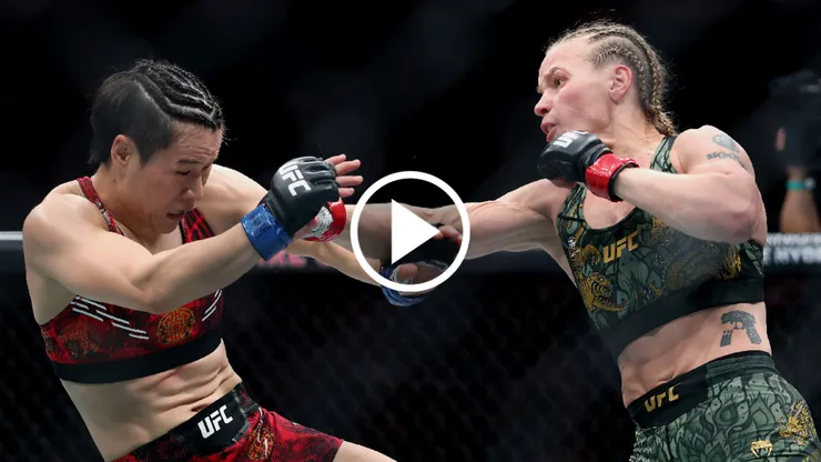 Valentina Shevchenko no le dejó oportunidades a Zhang Weili.