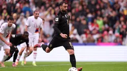 Bruno Fernandes, autor de un hat-trick ante Armenia.