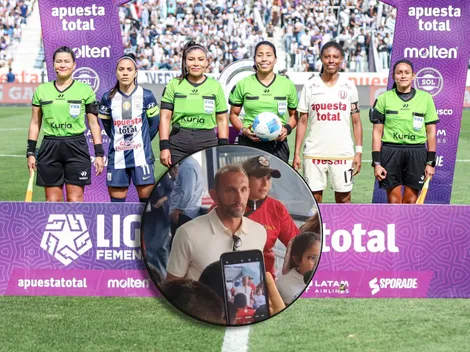 Hernán Barcos hizo esto en la final femenina de Alianza Lima contra Universitario