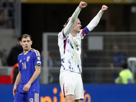 Con doblete de Haaland, Noruega goleó, clasificó al Mundial y mandó a Italia al repechaje
