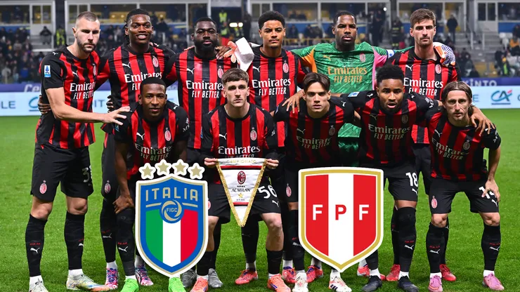 Jugadores del AC Milán.