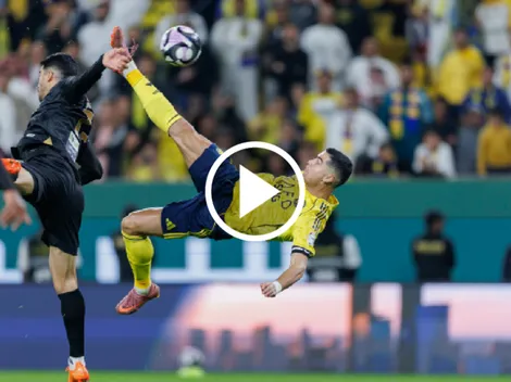 Con una chalaca descomunal de CR7, Al Nassr goleó y es absoluto líder