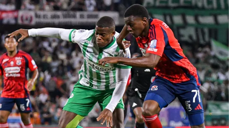 Independiente vs. Atlético Nacional por la Liga Colombiana.