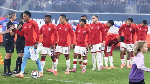 Jugadores de la Selección Peruana.