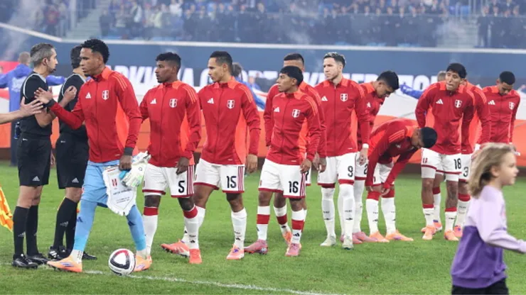 Jugadores de la Selección Peruana.