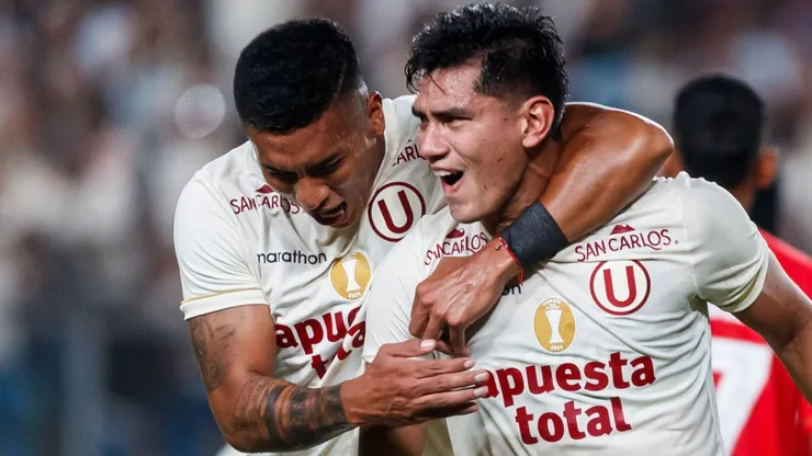 Hugo Ancajima y José 'Tunche' Rivera, jugadores de Universitario.