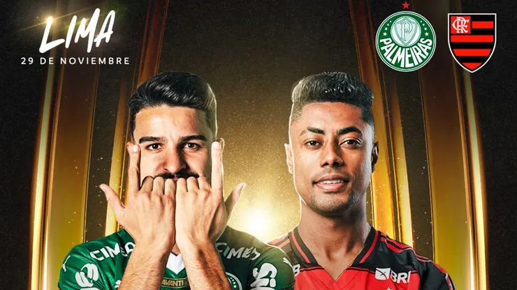 Palmeiras vs. Flamengo por la final de la Copa Libertadores.