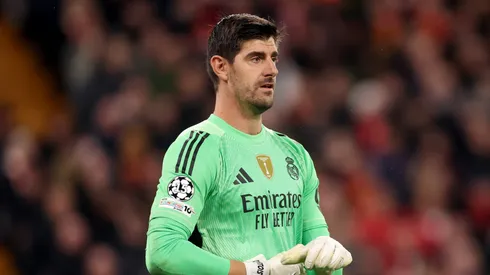 Thibaut Courtois no ataja en Real Madrid ante Olympiacos.