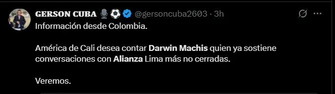 Fuente: @gersoncuba2603