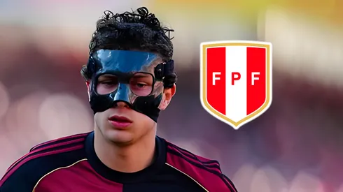 Fabrio Gruber y la Selección Peruana.