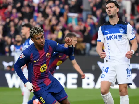 Barcelona venció con susto al Alavés gracias a los goles de Yamal y Olmo