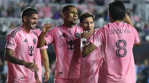 Inter Miami celebrando.