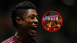 Bruno Henrique festejó el título de la Libertadores con Flamengo.