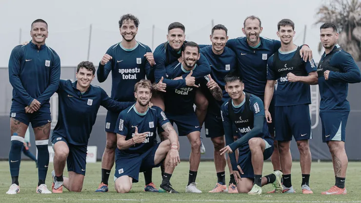 Jugadores de Alianza Lima.