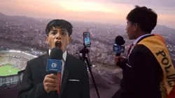 Pol Deportes transmitiendo la final de la Copa Libertadores.