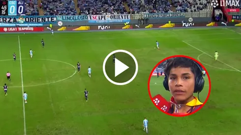 Cliver Huamán, Pol Deportes, tuvo su minuto para narrar el Sporting Cristal vs. Alianza Lima.