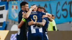 Alianza Lima durante un partido en Liga 1.