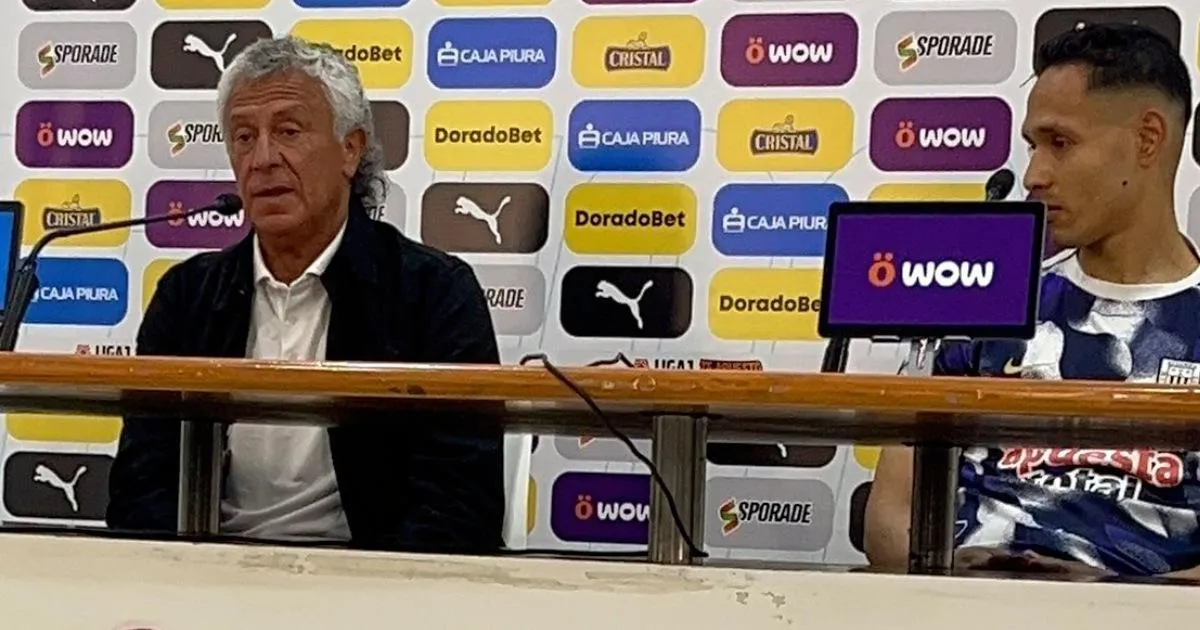 Néstor Gorosito en conferencia de prensa. (Foto: Gerson Cuba).