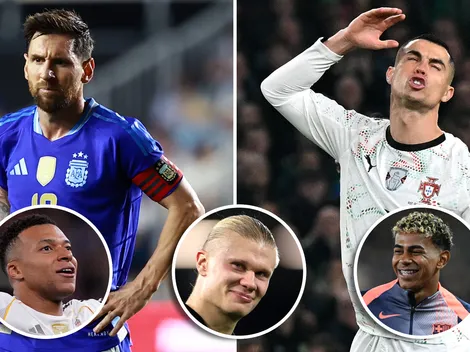 Messi y CR7 superados en inesperado ranking previo al Mundial 2026 por Mbappé, Haaland y Yamal
