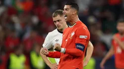 Cristiano Ronaldo celebrando.
