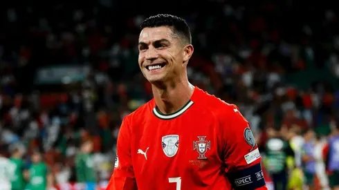 Cristiano Ronaldo con camiseta de Portugal.