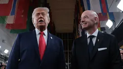 Donald Trump y Gianni Infantino.
