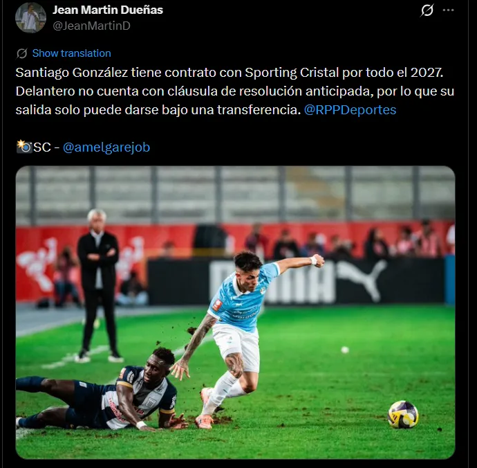 Fuente: @JeanMartinD