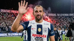 Hernán Barcos disputó su último partido y se va de Alianza Lima.