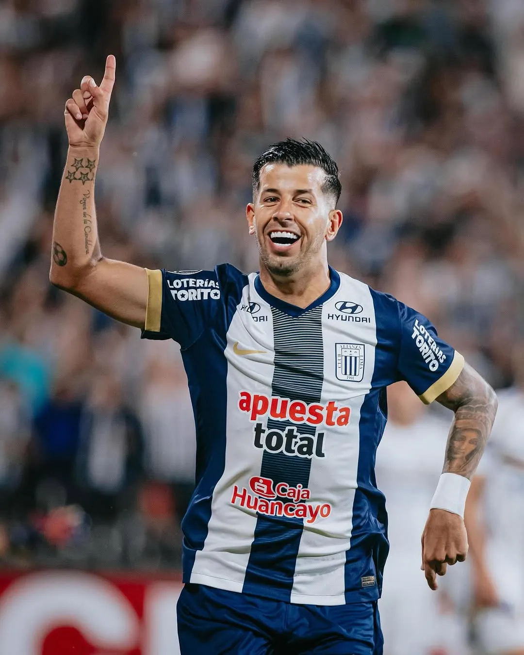 Pablo Ceppelini celebrando en Alianza Lima. (Foto: X).