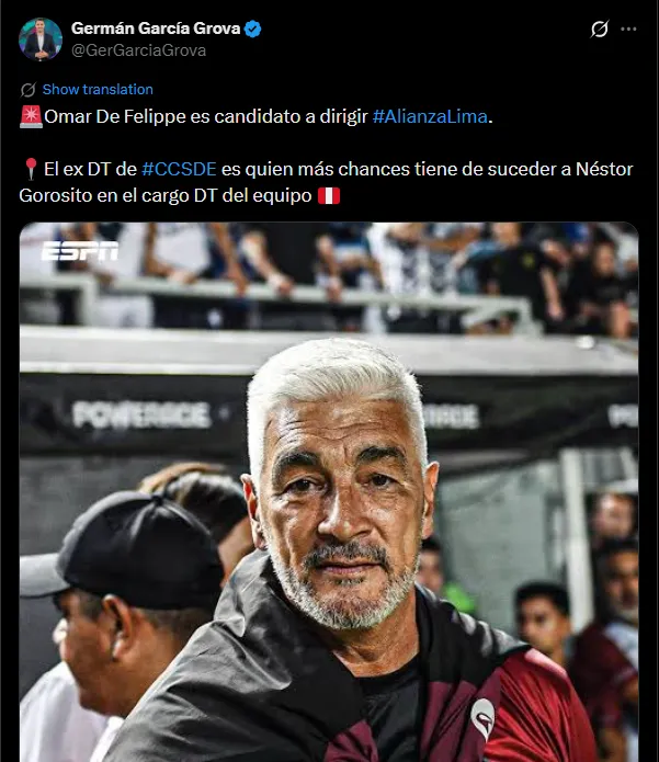 Fuente: @GerGarciaGrova