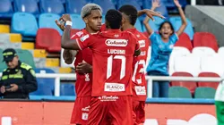América de Cali celebrando.