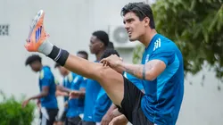 Alfonso Barco entrenando.