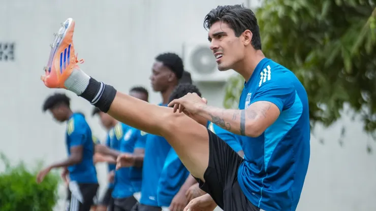 Alfonso Barco entrenando.