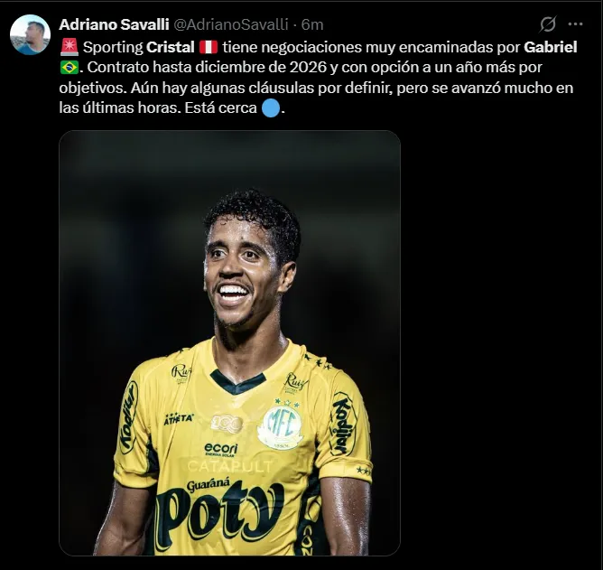 Fuente: @AdrianoSavalli