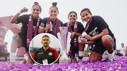 Jugadoras de Alianza Lima celebrando.