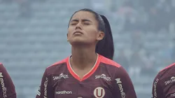 Esthefany Espino, jugadora de Universitario de Deportes.