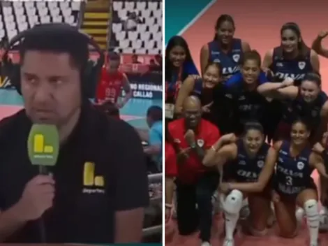 Fernando Egúsquiza lanzó fuerte calificativo contra Olva Latino durante transmisión de la Liga Peruana de Vóley
