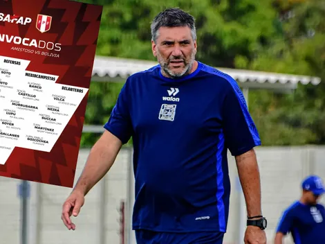 Hay lista en Perú: Gerardo Ameli dio los convocados de SAFAP para amistoso ante Bolivia
